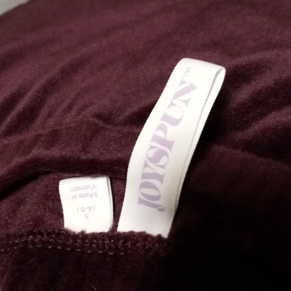 Joy S velour warm-up suit pants and top - Picture 6 of 8